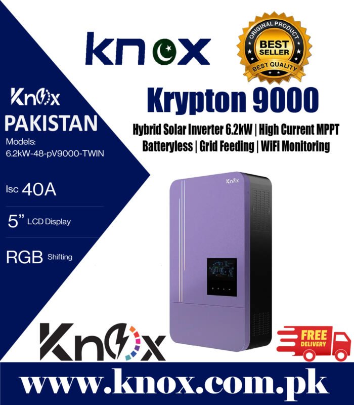 Knox Krypton 6.2 kW Hybrid Inverter