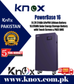 Knox Powerbase 16 51.2V 314Ah LiFePO4 Lithium Solar Battery 16.07kWh Energy Storage System with PACE BMS