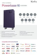 Knox Powerbase 16 51.2V 314Ah LiFePO4 Lithium Battery | 16.07kWh Solar Energy Storage Battery with Touch Screen & PACE BMS - Image 3